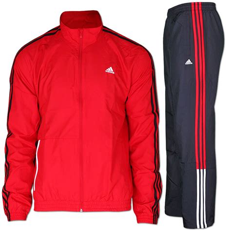 adidas jogginganzug rot herren